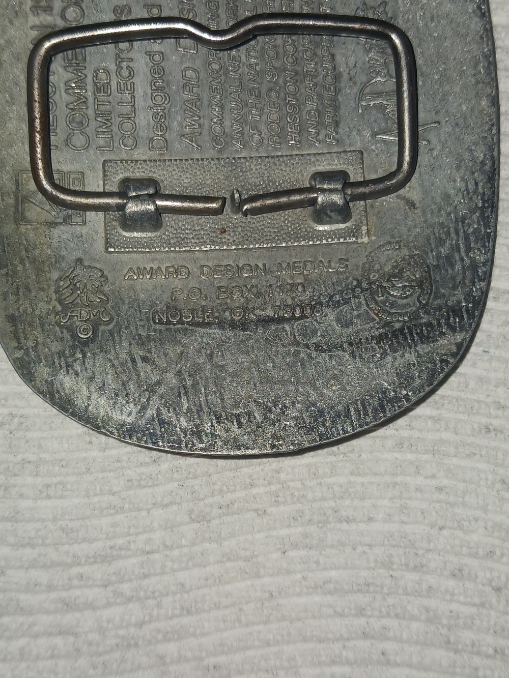 Vintage Rodeo Belt Buckle - Picture 3 of 3